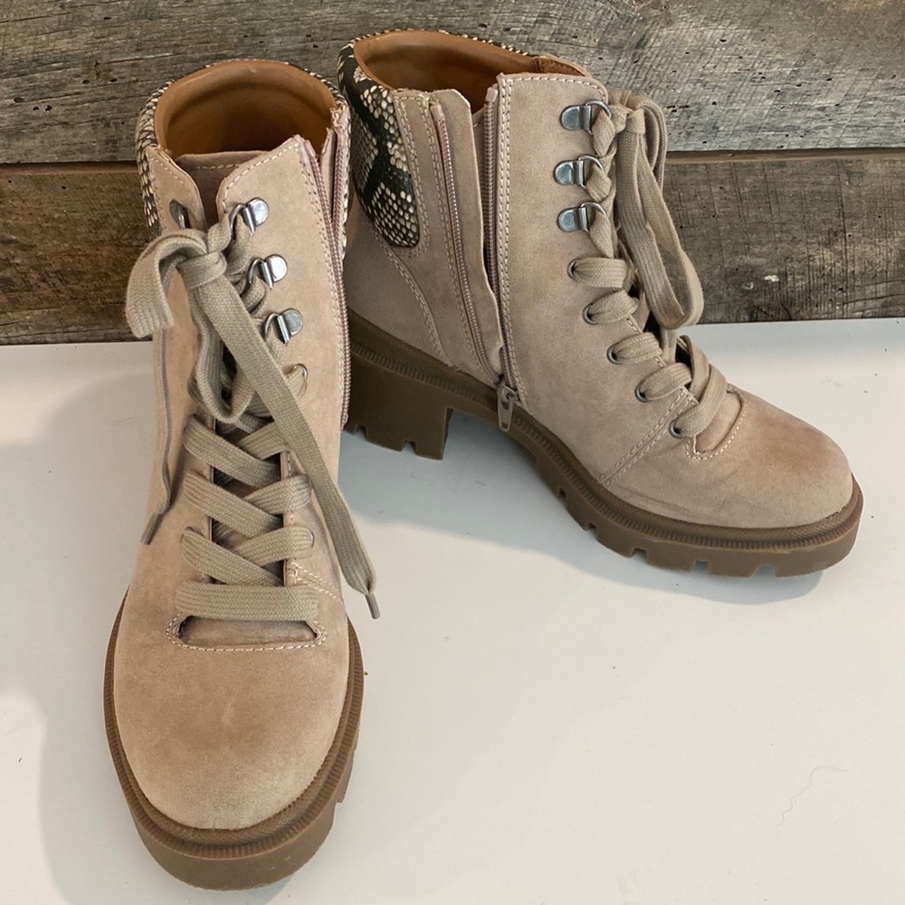 Lace up boots